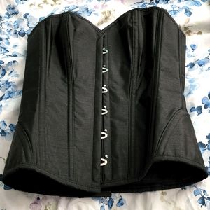 Black Satin Corset